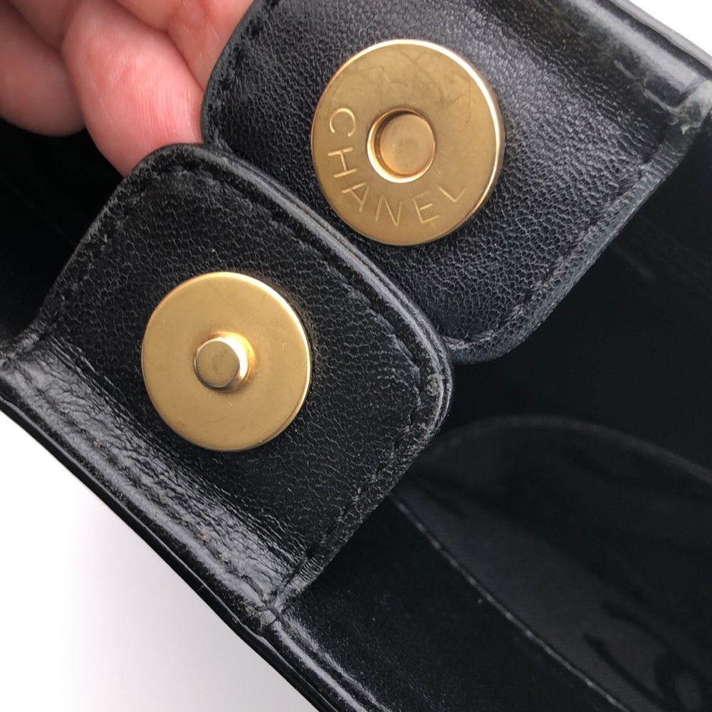 Chanel Black Small Tote Patent Leather Handbag By Karl Lagerfeld - Picture 10 of 17